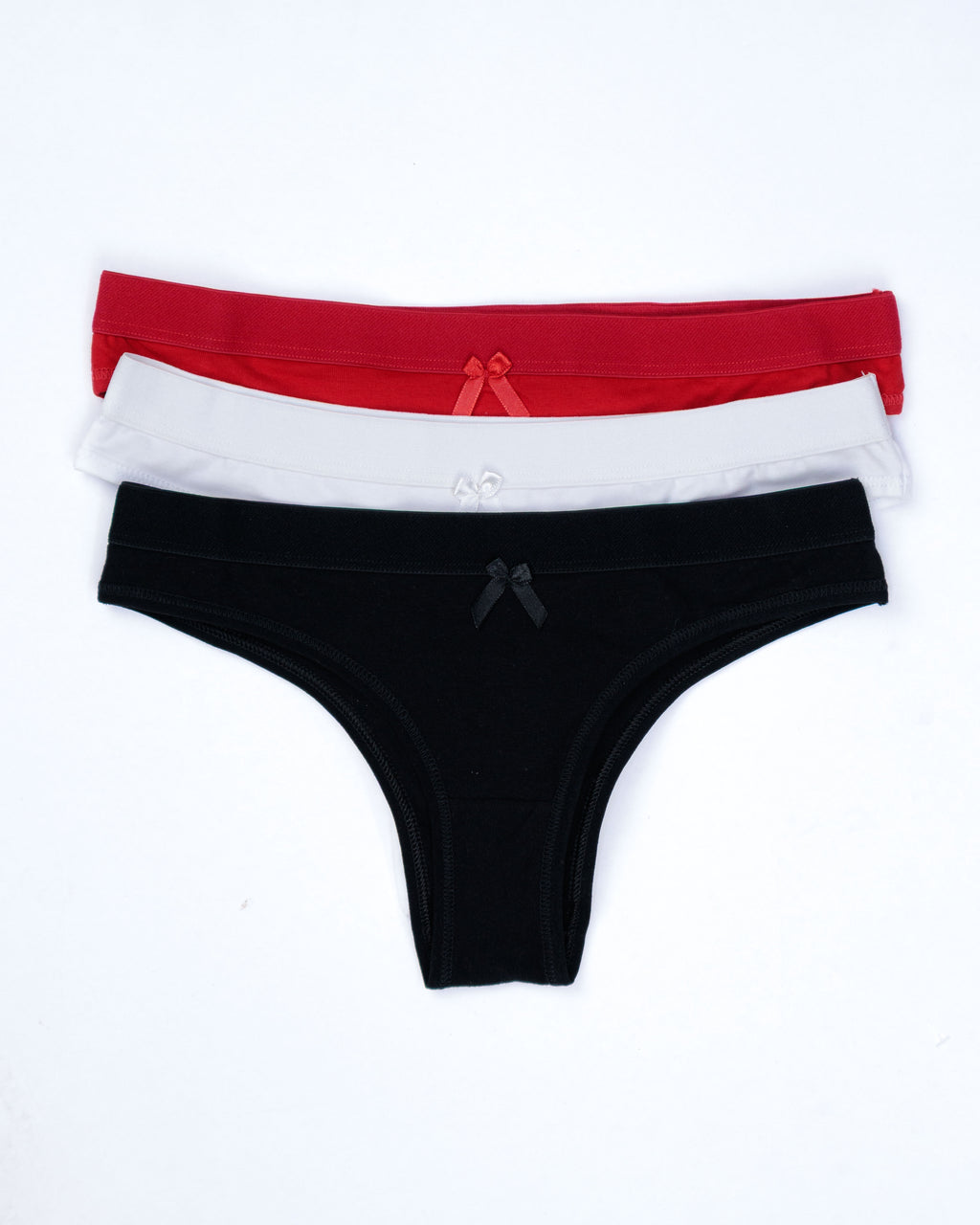 PACK X3 BIKINI CON LIGA ALGODON