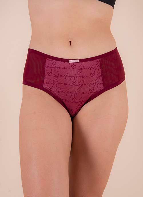 CACHETERO CON ESTAMPADO DE TUL X UND