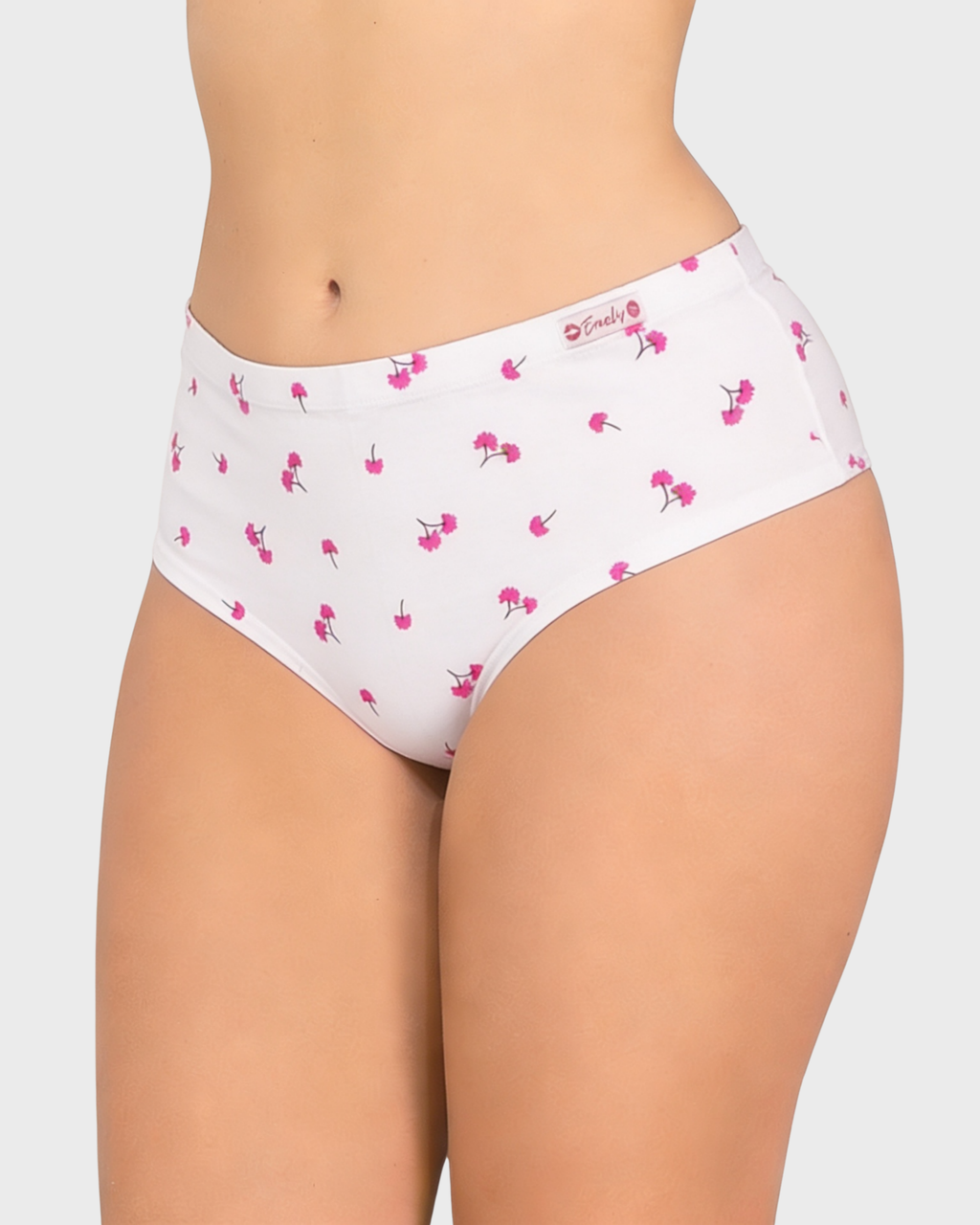 PACK x12 Cachetero de algodón recubierto estampado Plus Size