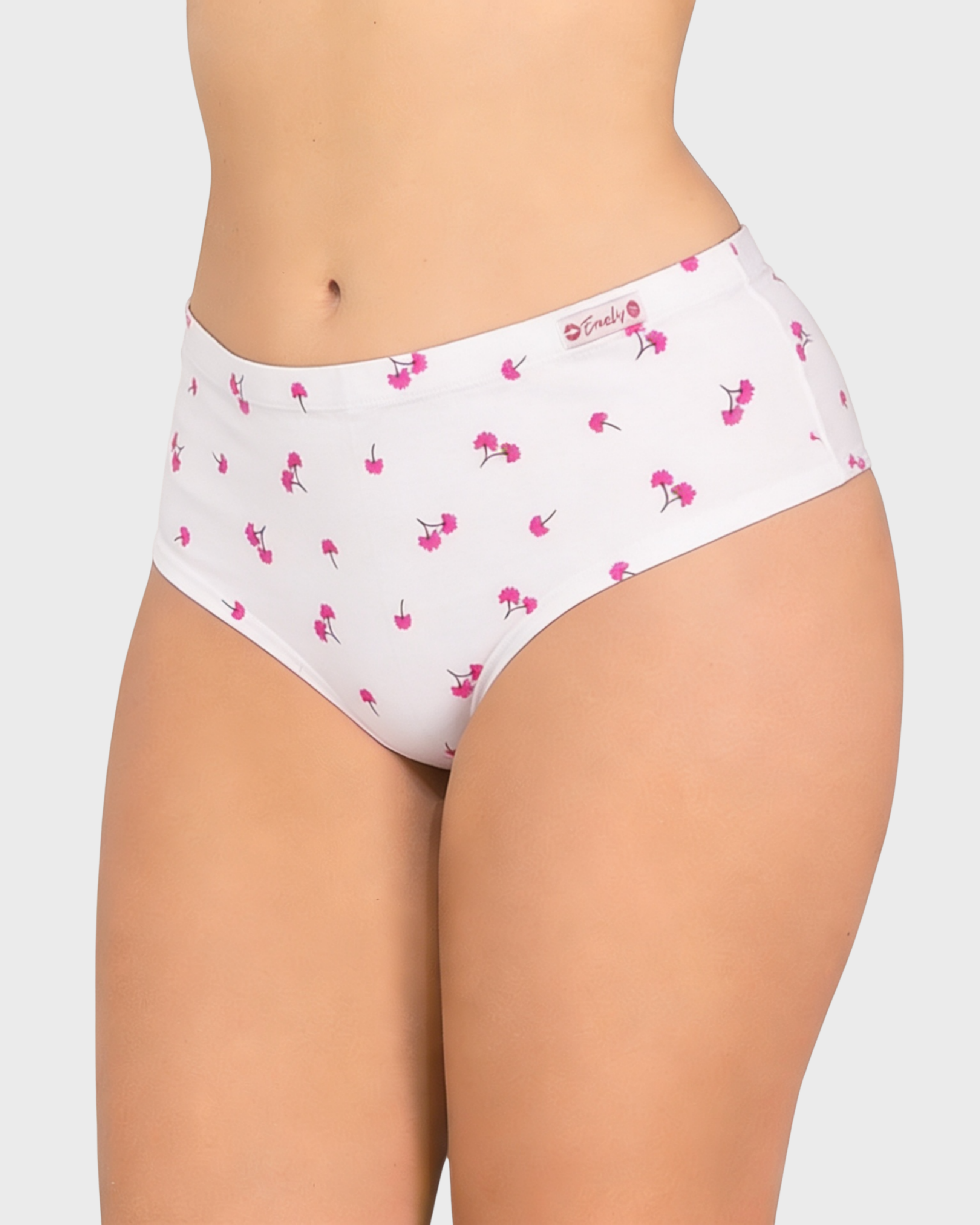 PACK x12 Cachetero de algodón recubierto estampado Plus Size