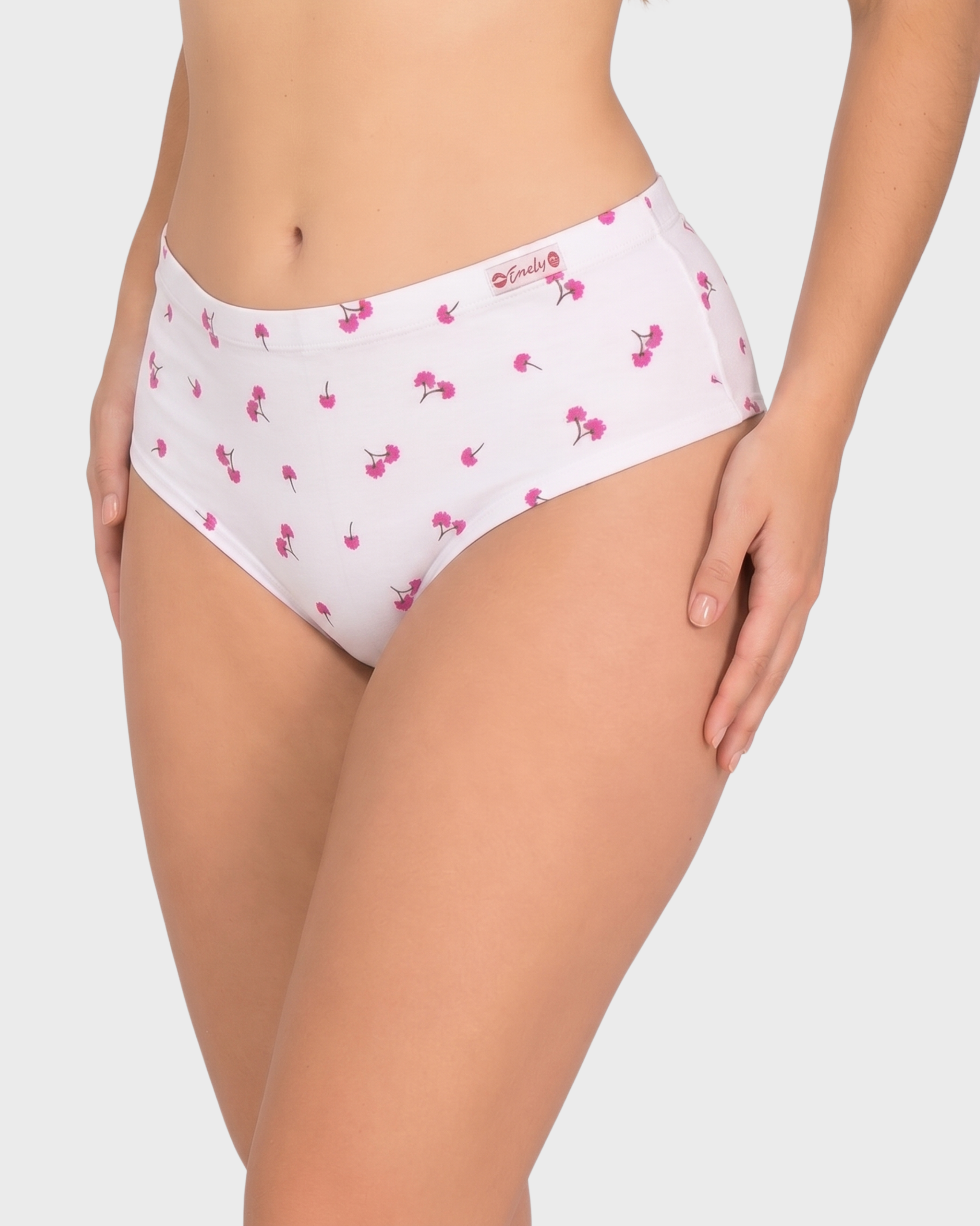 PACK x12 Cachetero de algodón recubierto estampado Plus Size