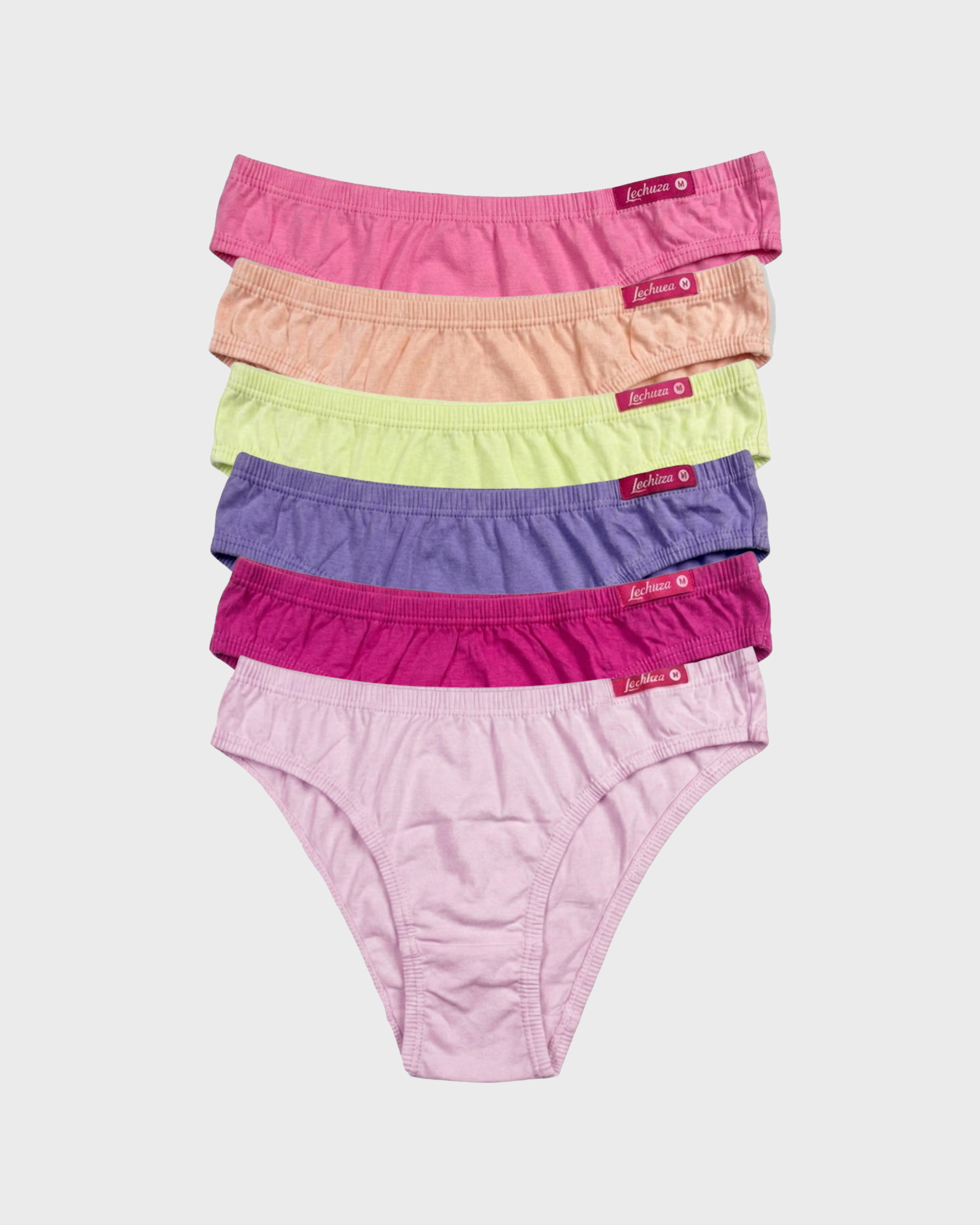 PACK x12 Bikini ultra de algodón
