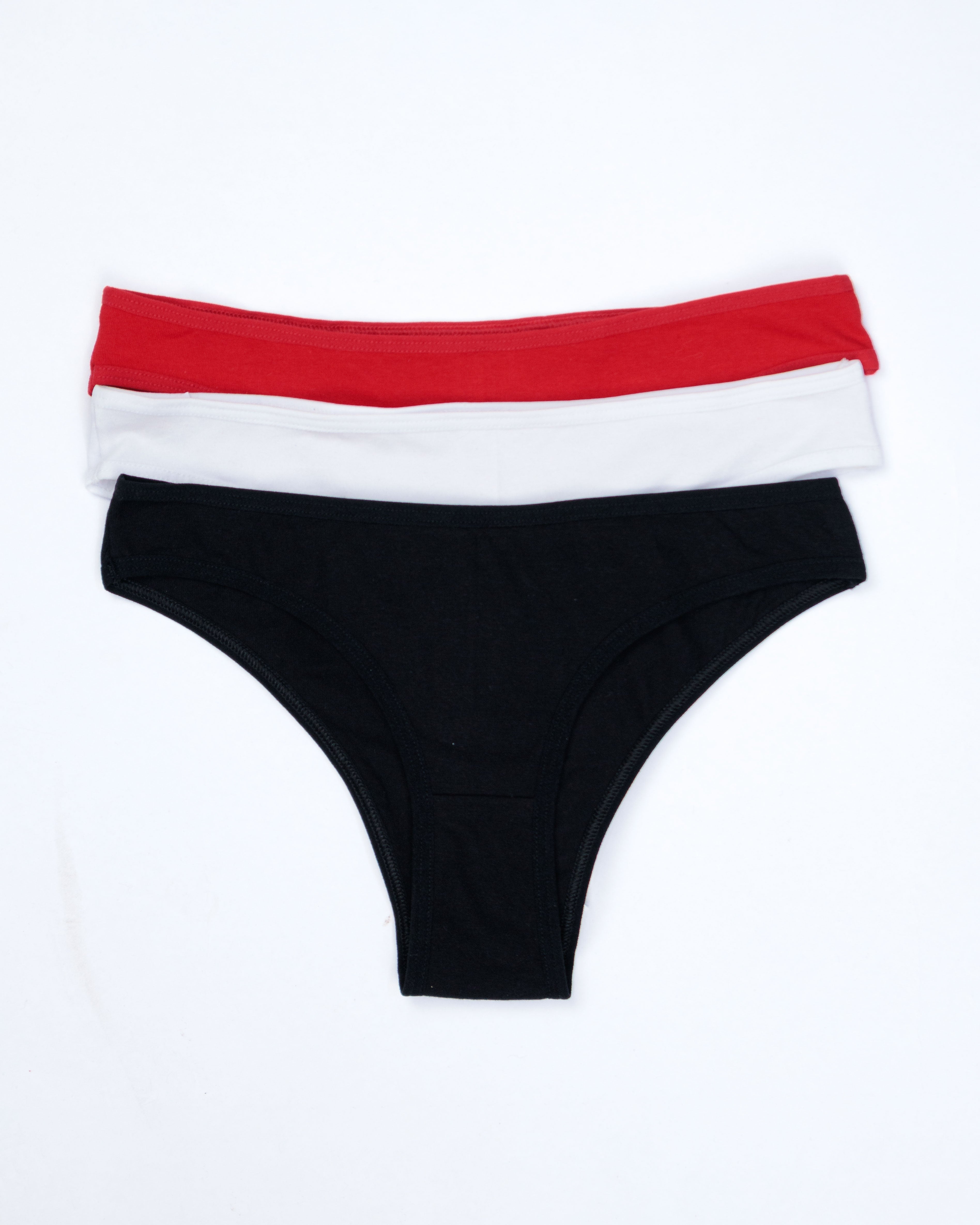 PACK X3 TANGA CLASICA ALGODON