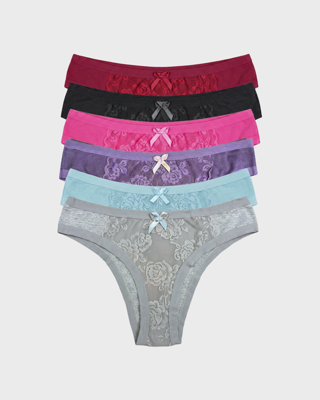 PACK x12 Bikini full encaje centro