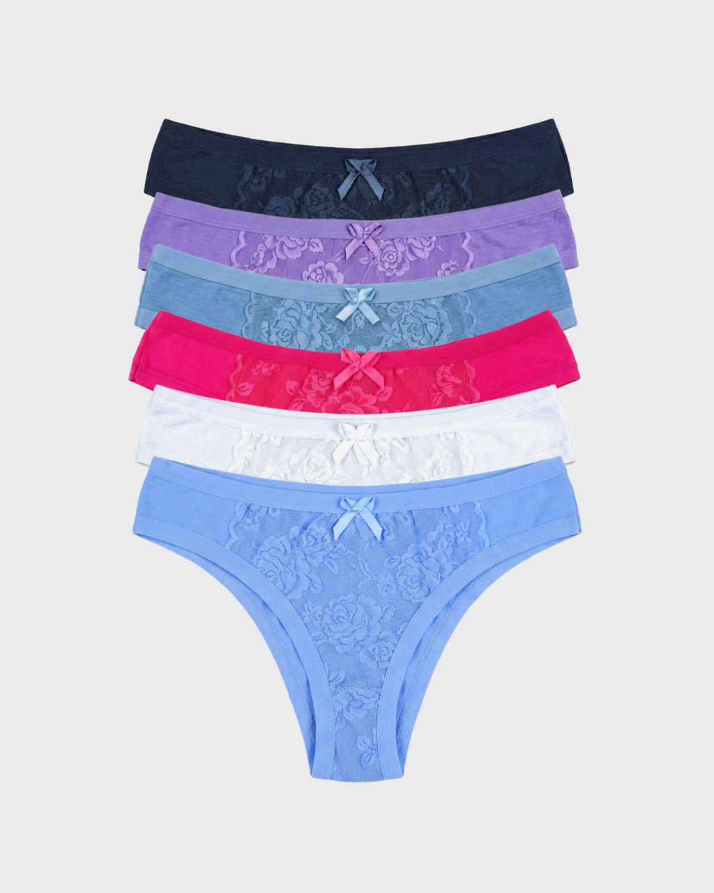 PACK x12 Bikini full encaje centro