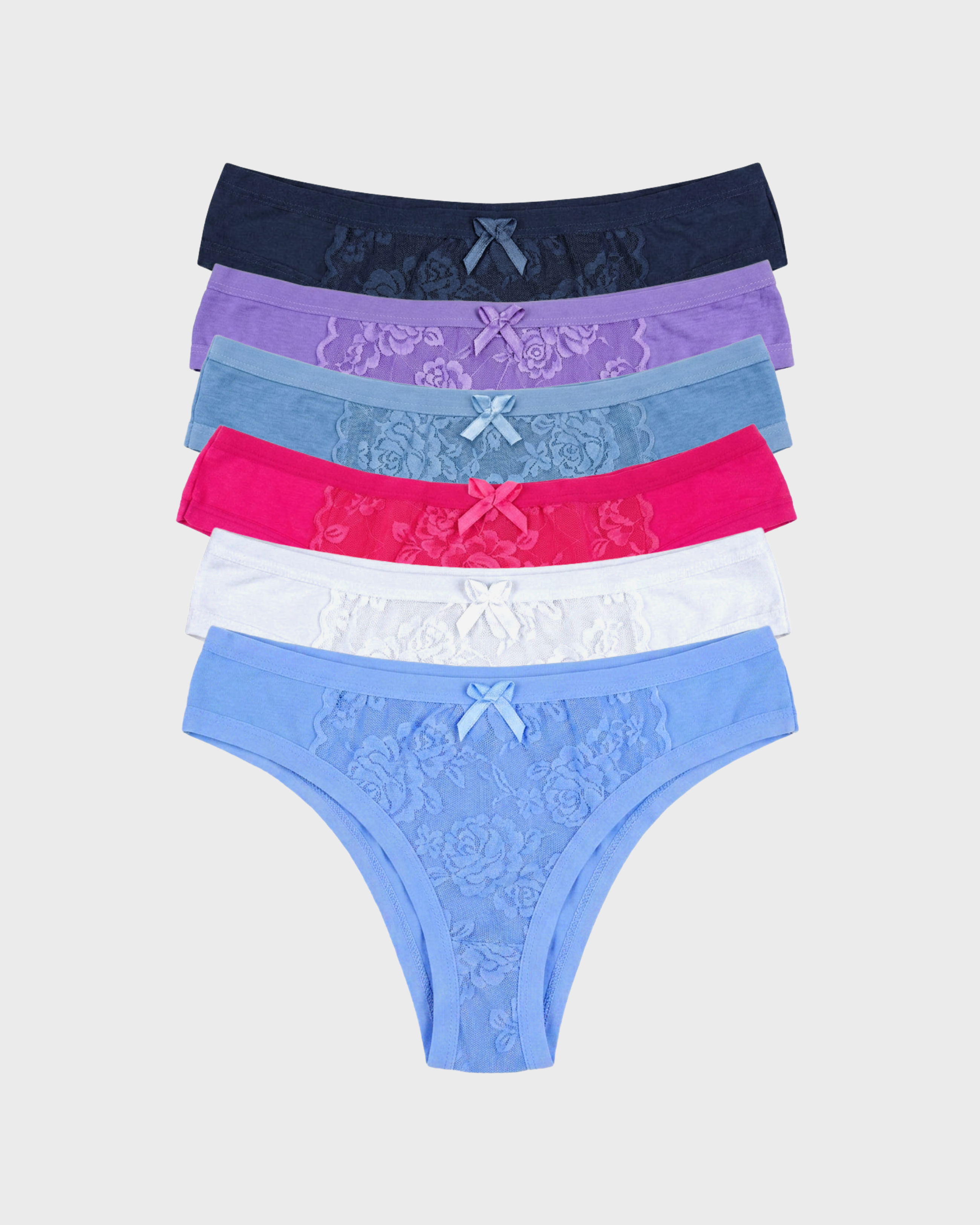 PACK x12 Bikini full encaje centro