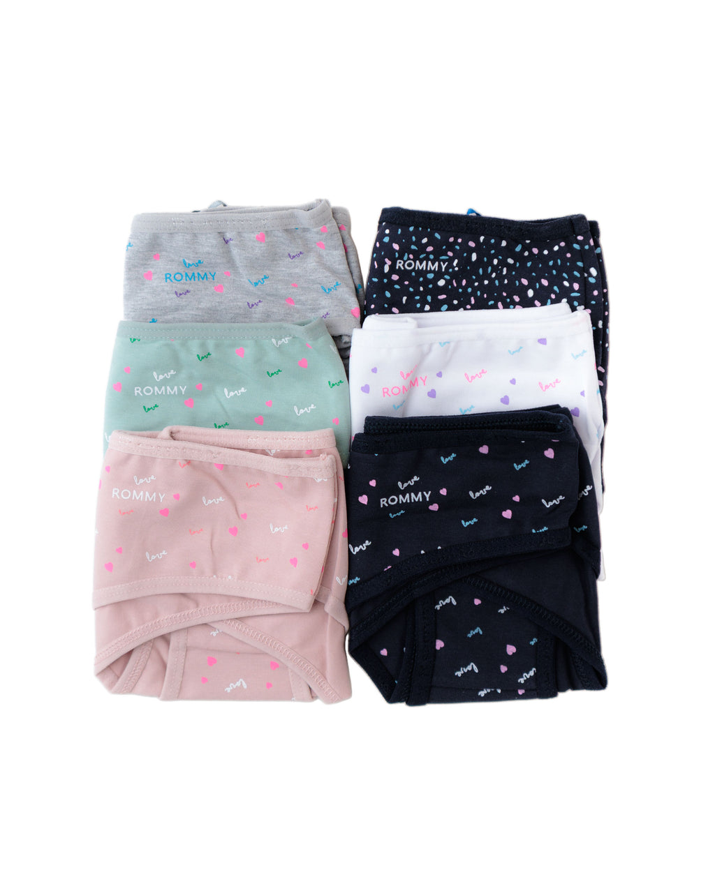 PACK X6 BIKINI ESTAMPADO ALGODON