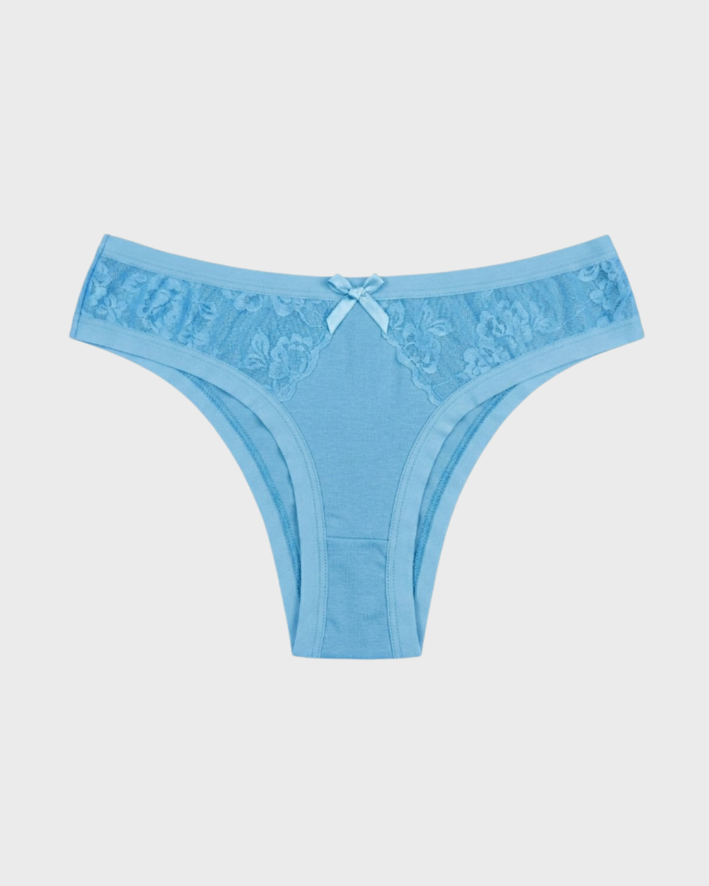 PACK x12 Bikini de algodón con malla a los costados