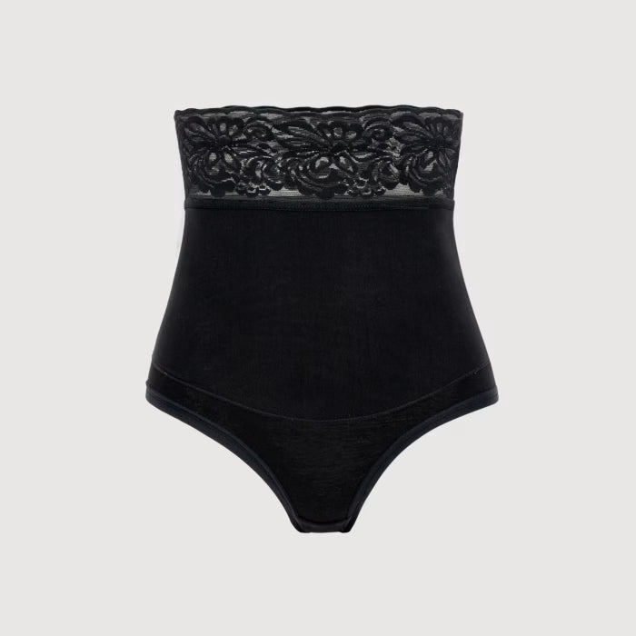 Faja modeladora con algodón y tecnología powernet, blonda siliconada