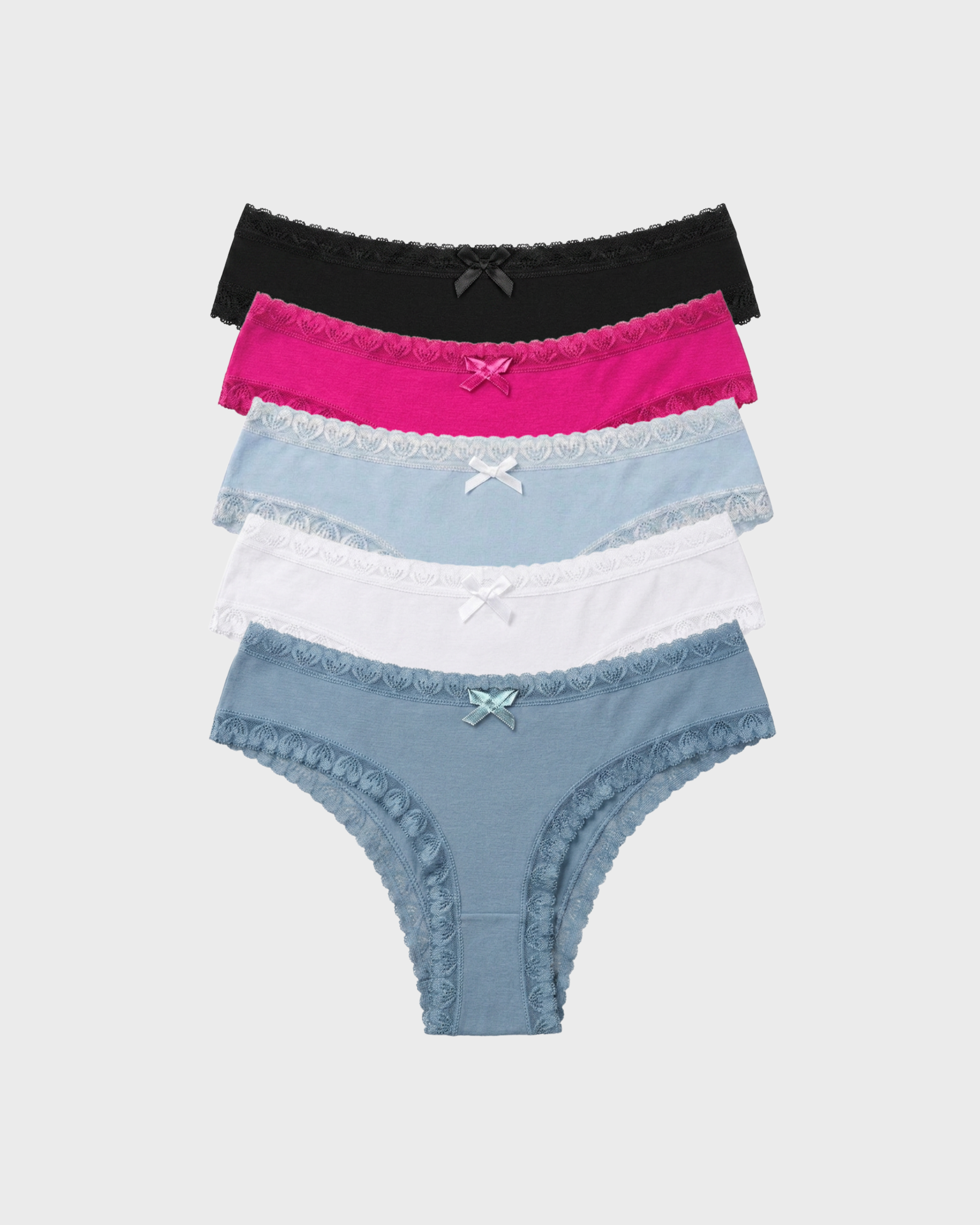 PACK x12 Bikini tanga galleta de algodón