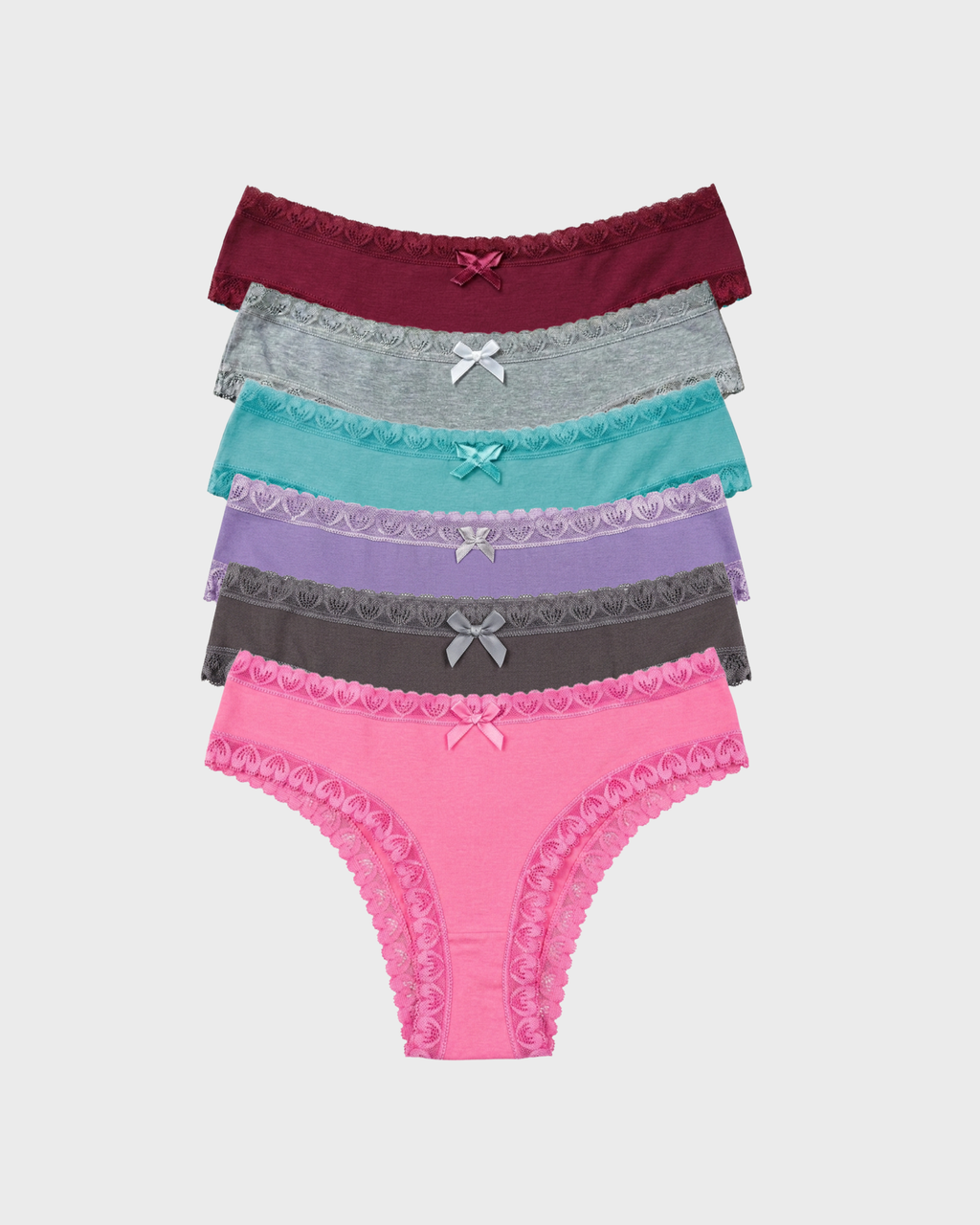 PACK x12 Bikini tanga galleta de algodón