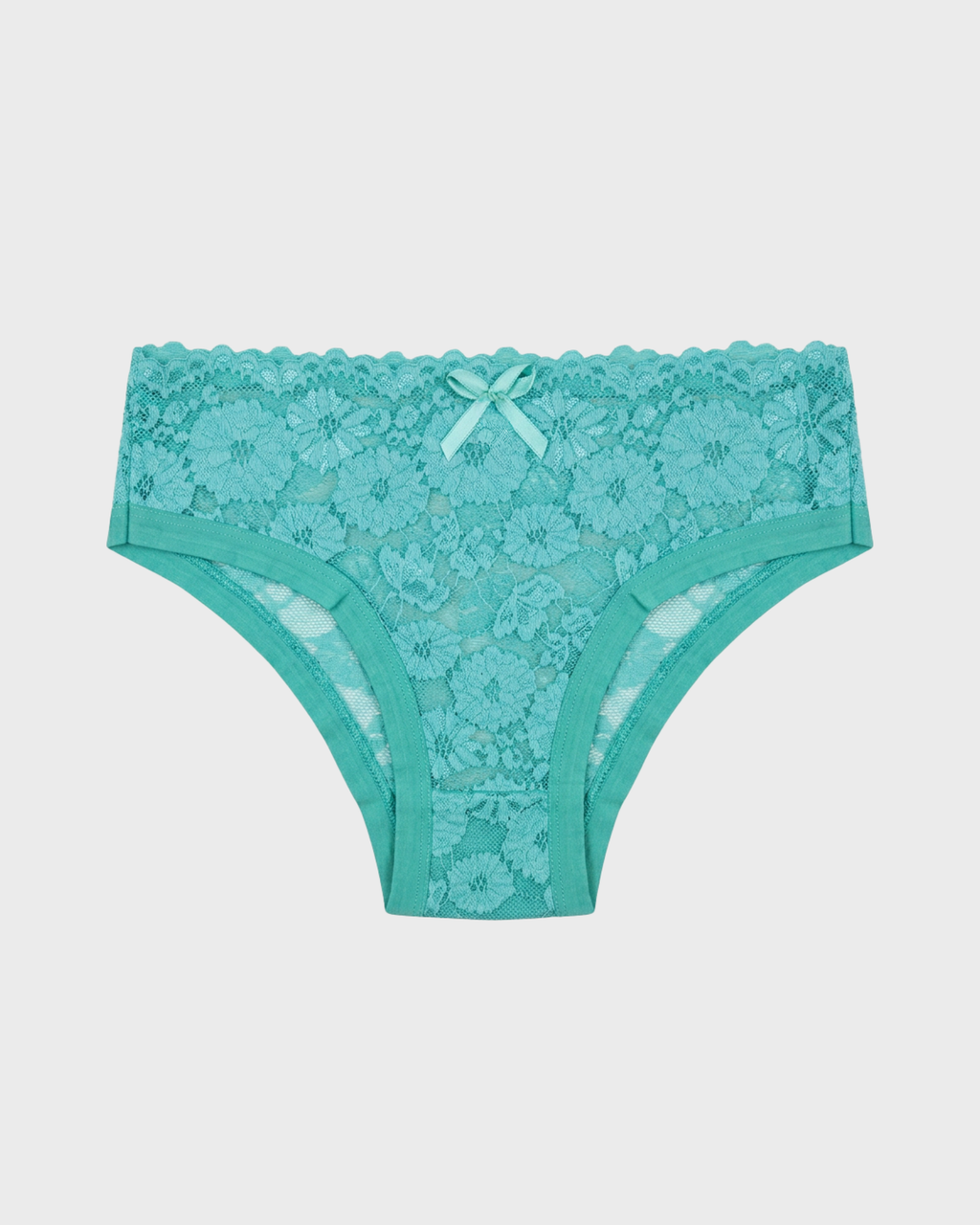 PACK x12 Bikini encaje pierna sesgo plano