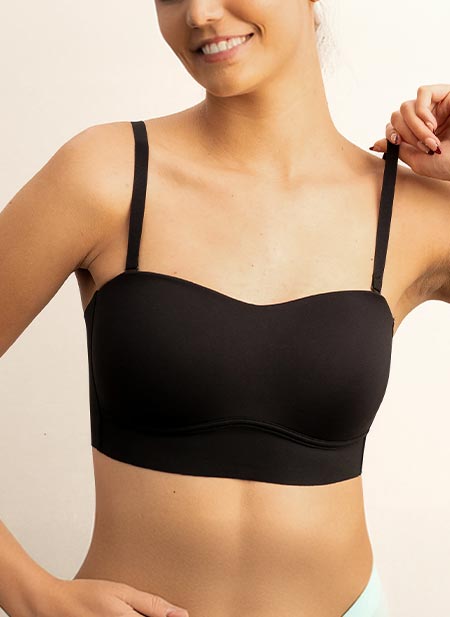 TOP SIN COSTURA STRAPLESS X UND