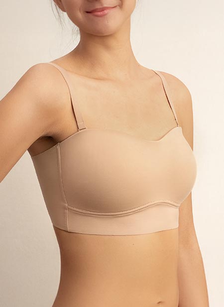 TOP SIN COSTURA STRAPLESS X UND